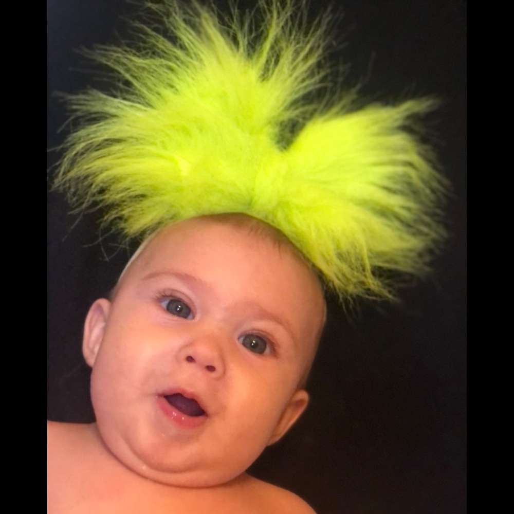 All Fur Grinch Bow